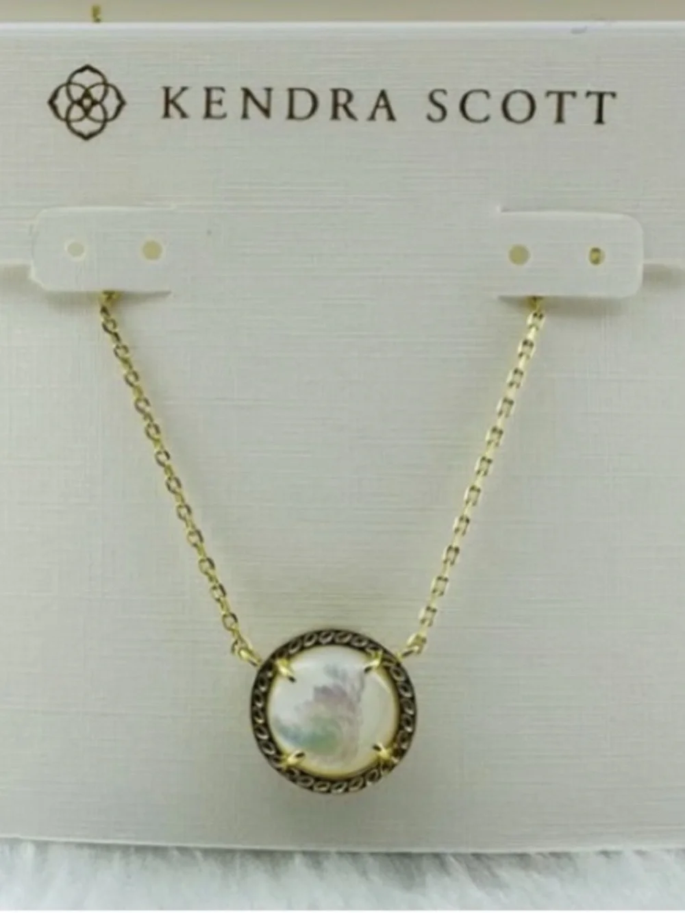 Kendra Scott Gold Soccer Ball Pendant Necklace